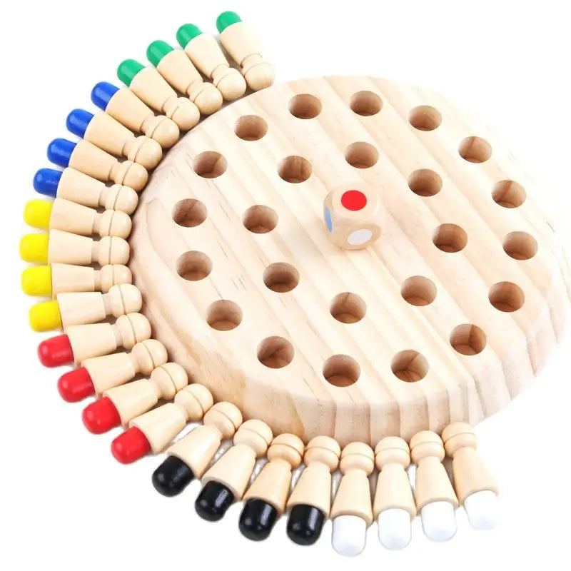 Wooden Memory Match Stick Chess Puzzles Toys