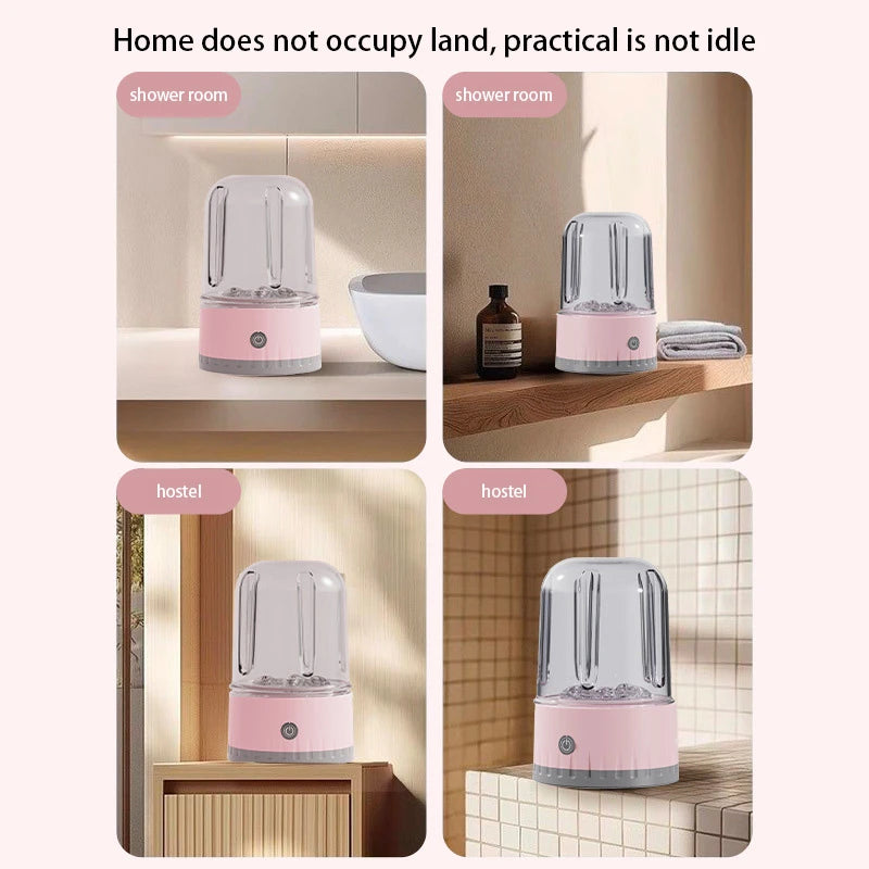 New Wireless Washing Machine Portable Underwear Cleaner 2000AH Mini Socks Wash Machine Fully automatic Laundry Bucket
