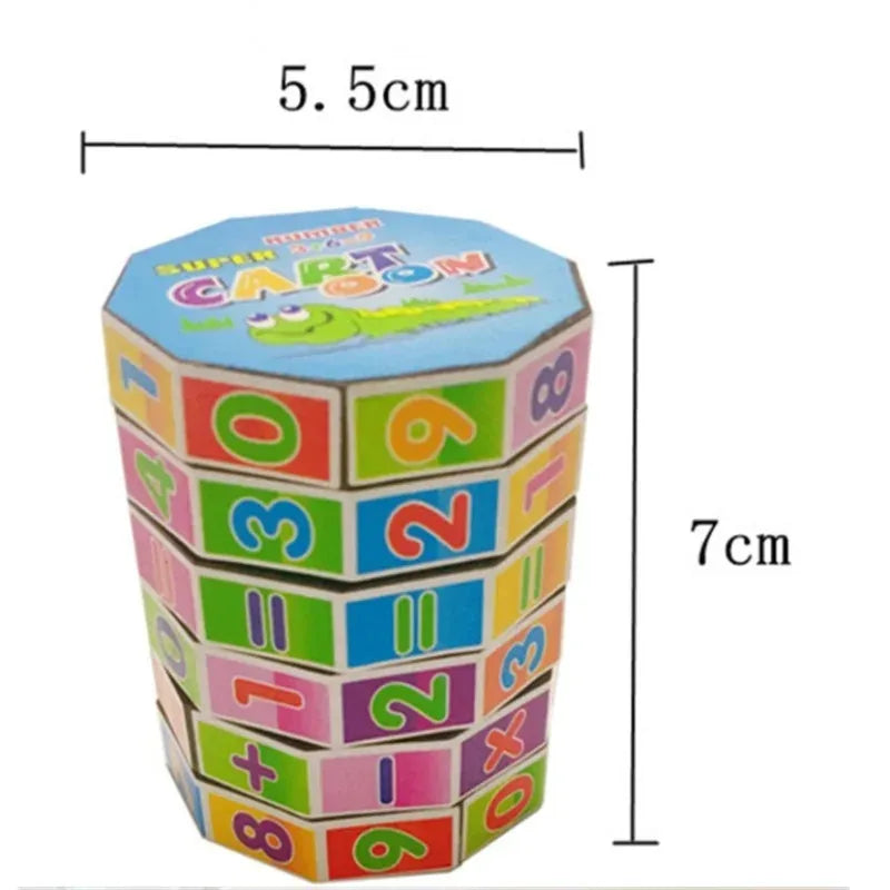 Mathematics Numbers Magic Cube Puzzle Toy