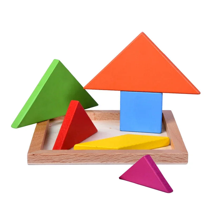 Wooden Tangram Puzzle Toys