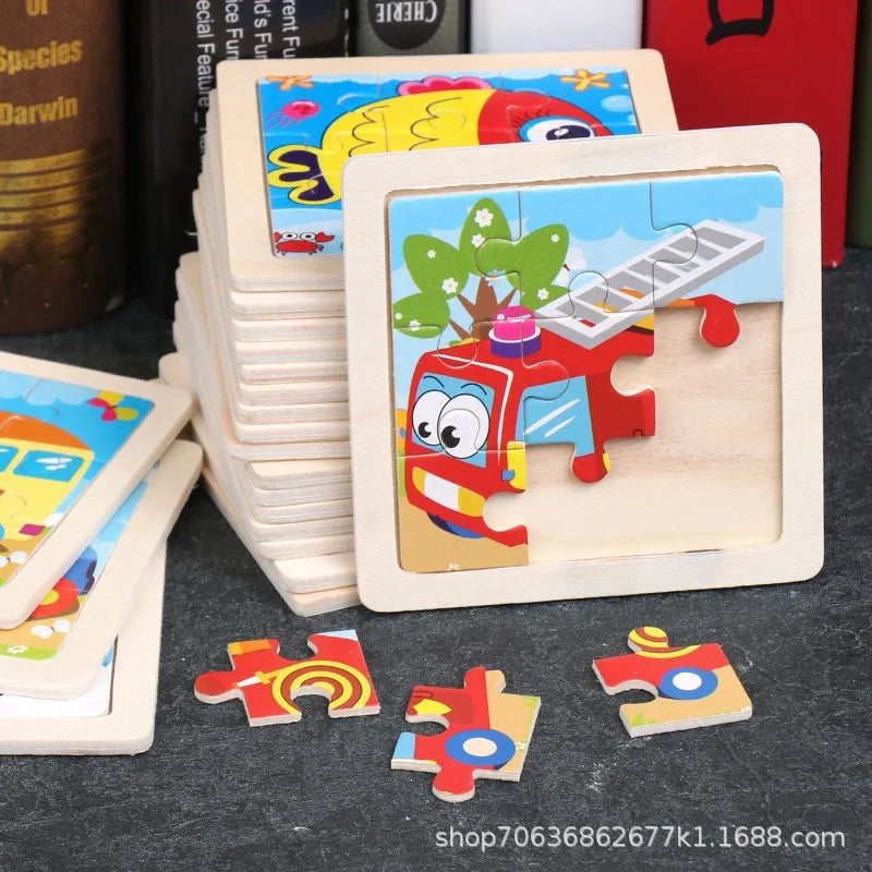 Cartoon Flat Puzzle Toys