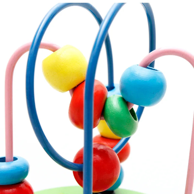 Circles Bead Wire Maze Roller Coaster Toys