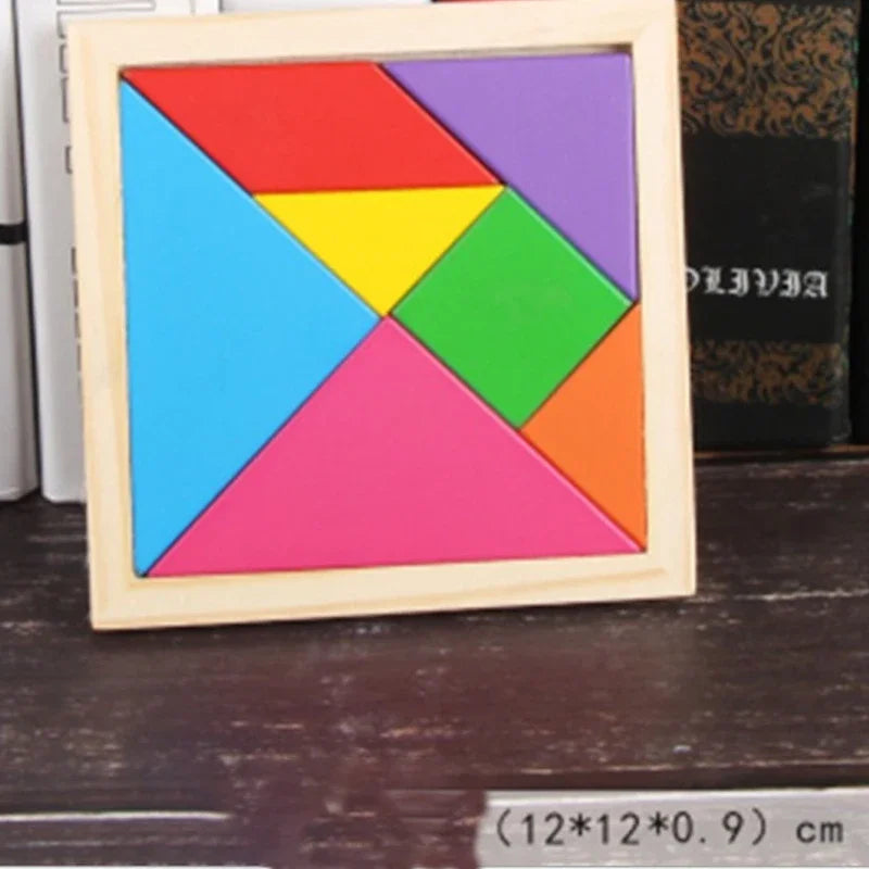 Wooden Tangram Puzzle Toys