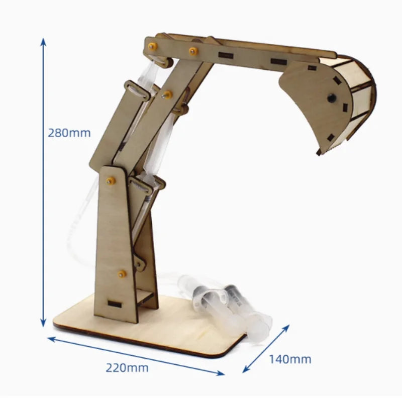 DIY Hydraulic Excavator Model Toys