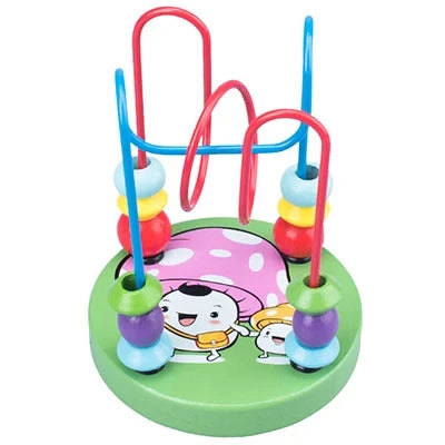 Circles Bead Wire Maze Roller Coaster Toys