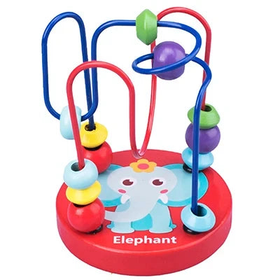 Circles Bead Wire Maze Roller Coaster Toys