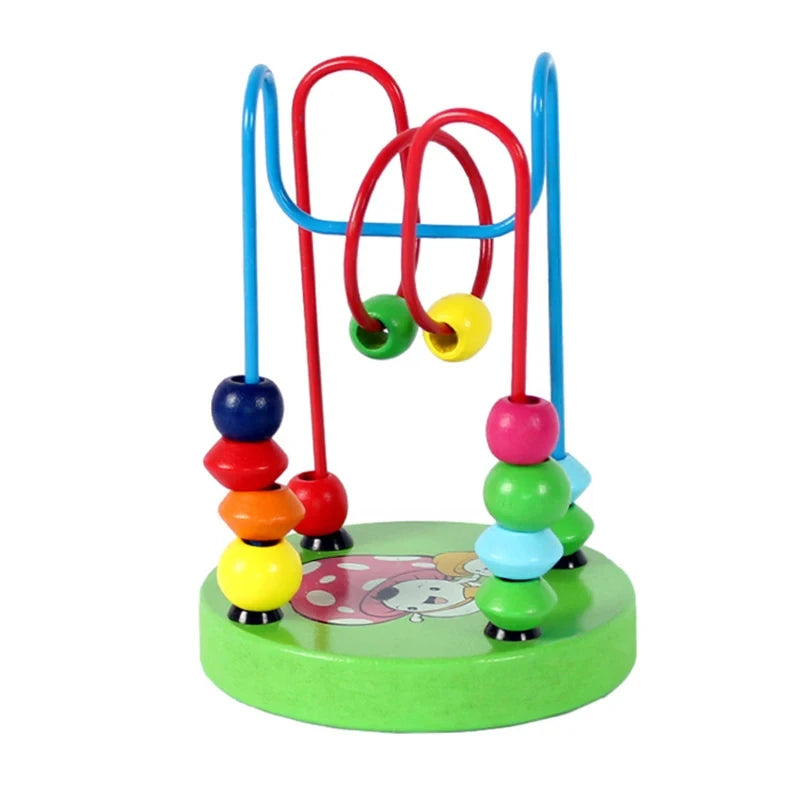 Circles Bead Wire Maze Roller Coaster Toys