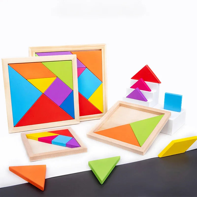 Wooden Tangram Puzzle Toys