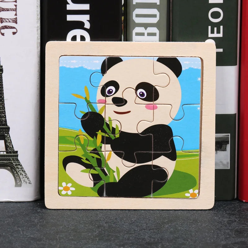 Cartoon Flat Puzzle Toys