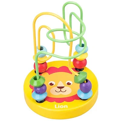 Circles Bead Wire Maze Roller Coaster Toys