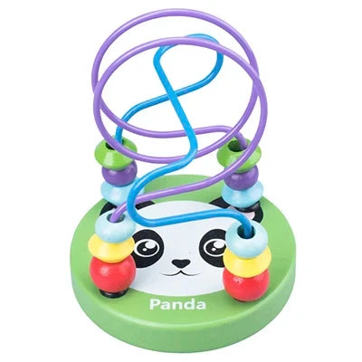 Circles Bead Wire Maze Roller Coaster Toys