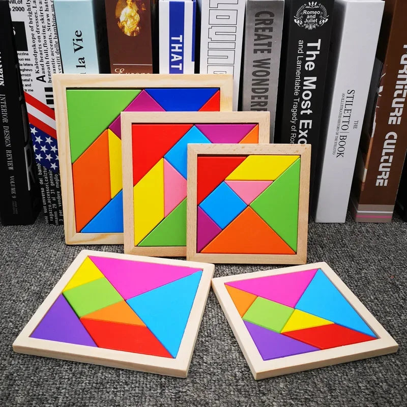 Wooden Tangram Puzzle Toys