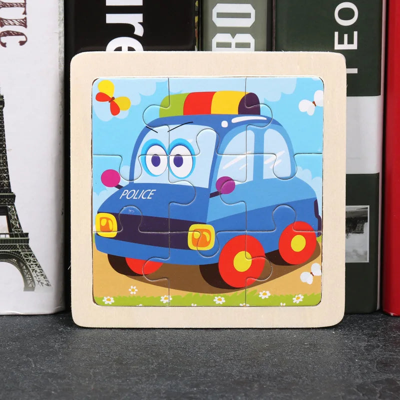 Cartoon Flat Puzzle Toys