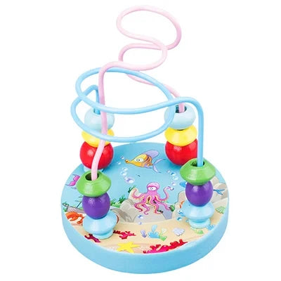 Circles Bead Wire Maze Roller Coaster Toys