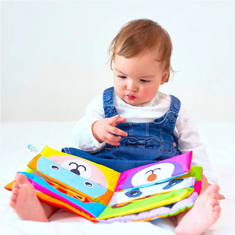 Cartoon Animal Face Matching Baby Stereo Toys