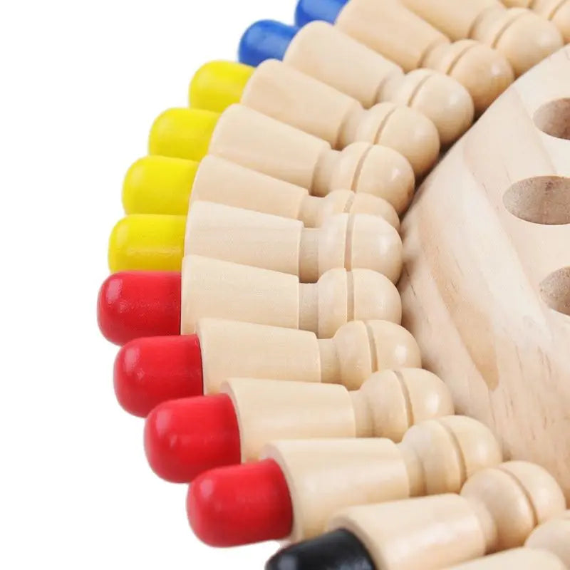 Wooden Memory Match Stick Chess Puzzles Toys