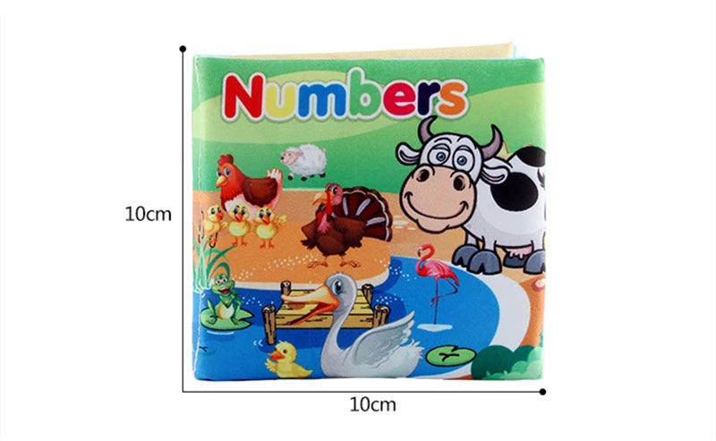 0-12Monthes Baby Cloth Book Fruits Animals Cognize Puzzle Book Infant Kids Early Learning Educational Fabric Books Toys