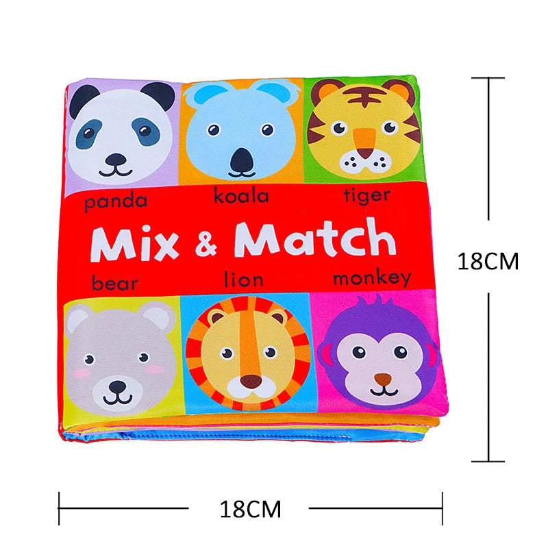 Cartoon Animal Face Matching Baby Stereo Toys