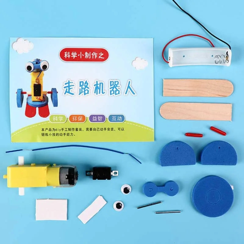 DIY Electric Walking Robot Model Kits Toys