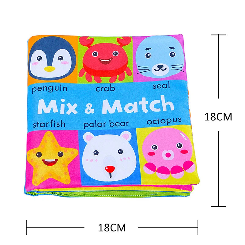 Cartoon Animal Face Matching Baby Stereo Toys