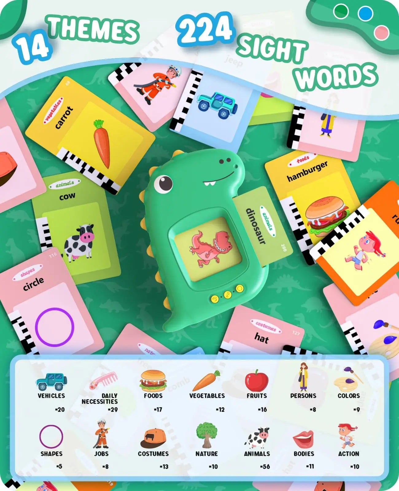 Talking Flash Card Learning Educational Toy