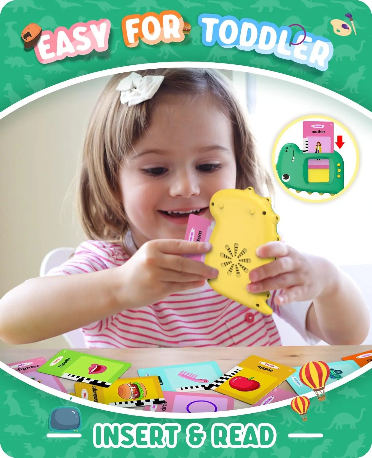 Talking Flash Card Learning Educational Toy