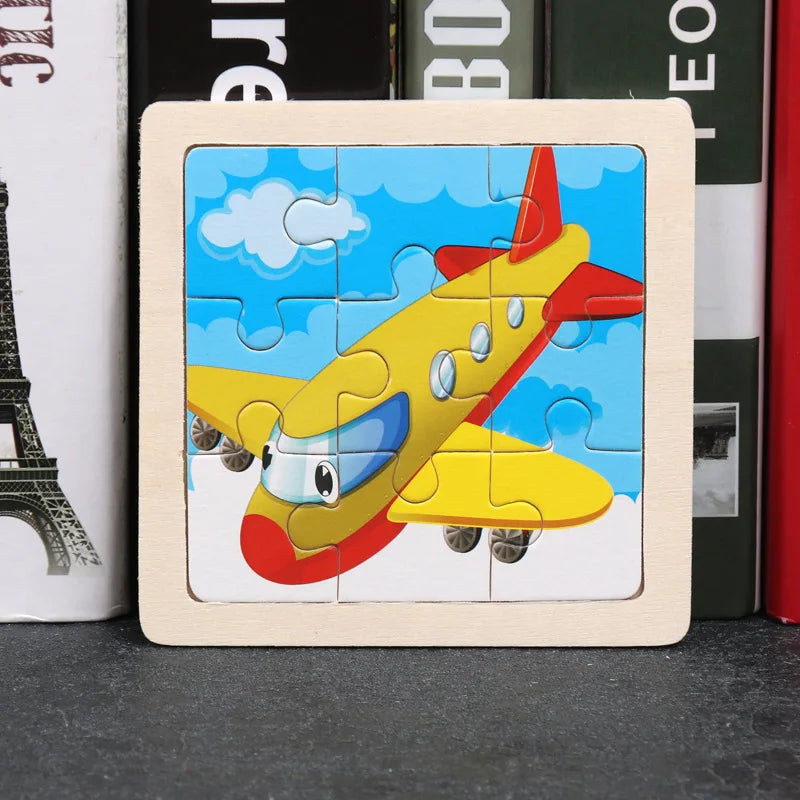 Cartoon Flat Puzzle Toys