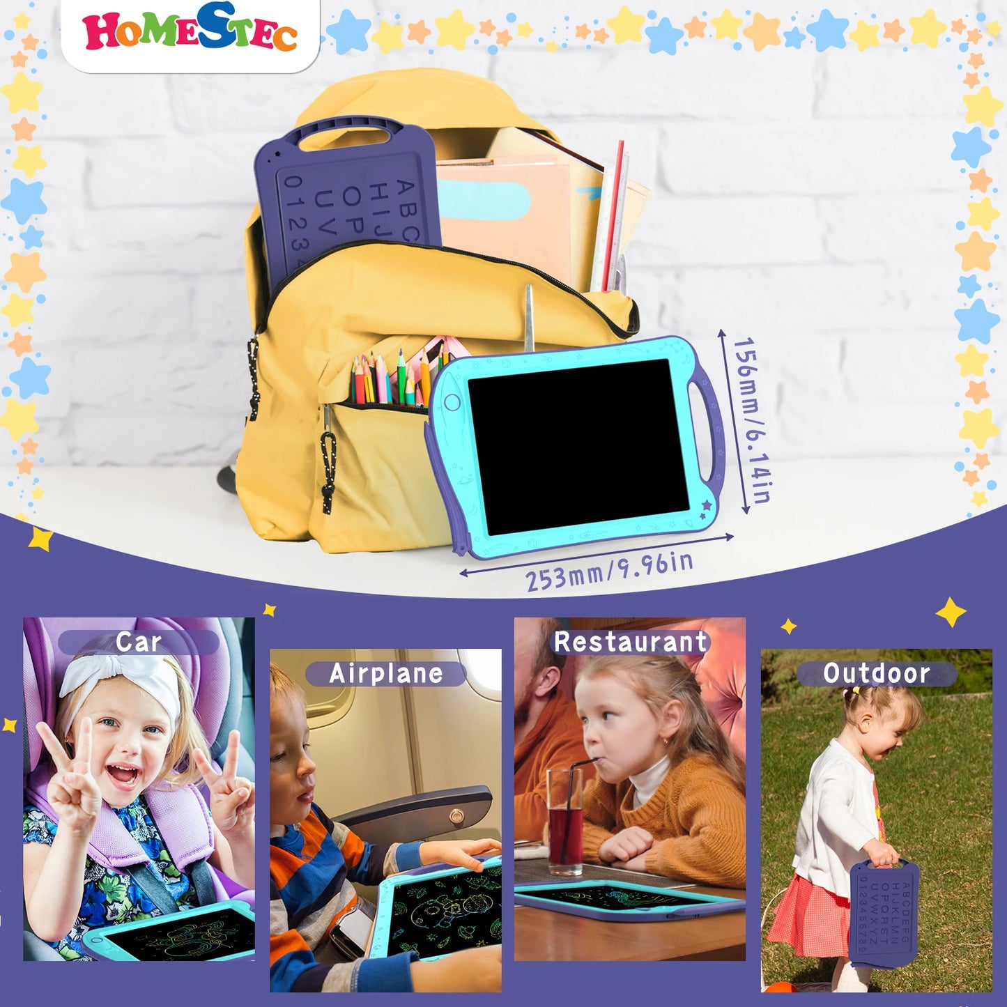 AstroDraw Colored Drawing Tablet Toys
