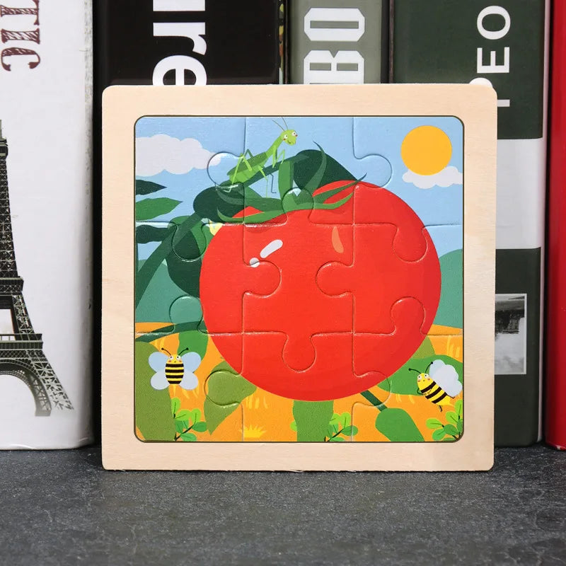 Cartoon Flat Puzzle Toys