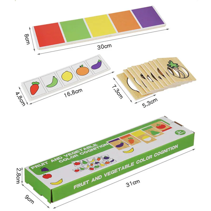 Fruit Vegetable Pairing Puzzle Toys