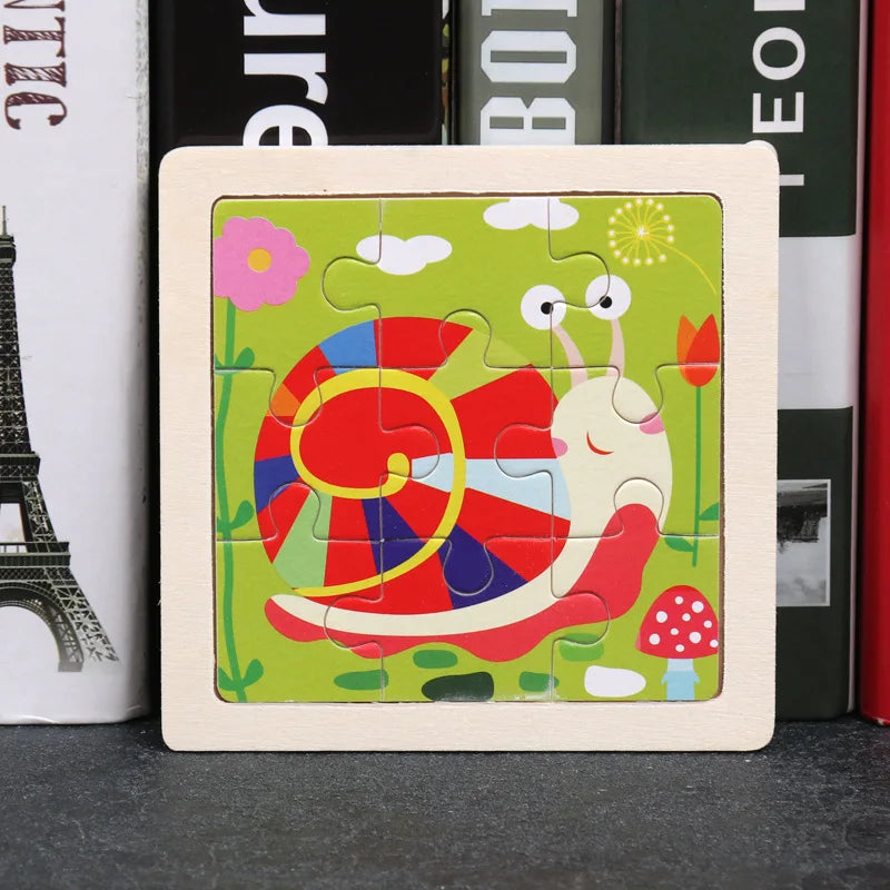 Cartoon Flat Puzzle Toys