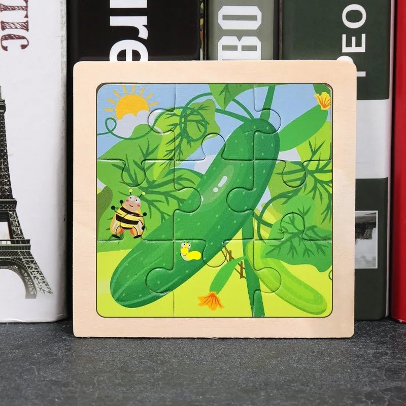 Cartoon Flat Puzzle Toys