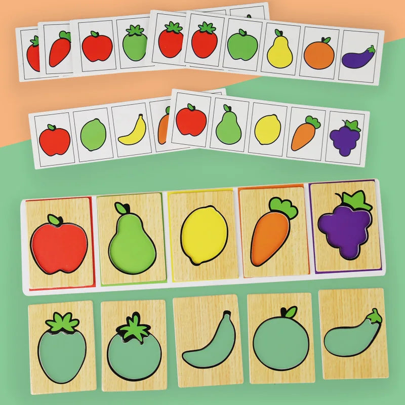 Fruit Vegetable Pairing Puzzle Toys