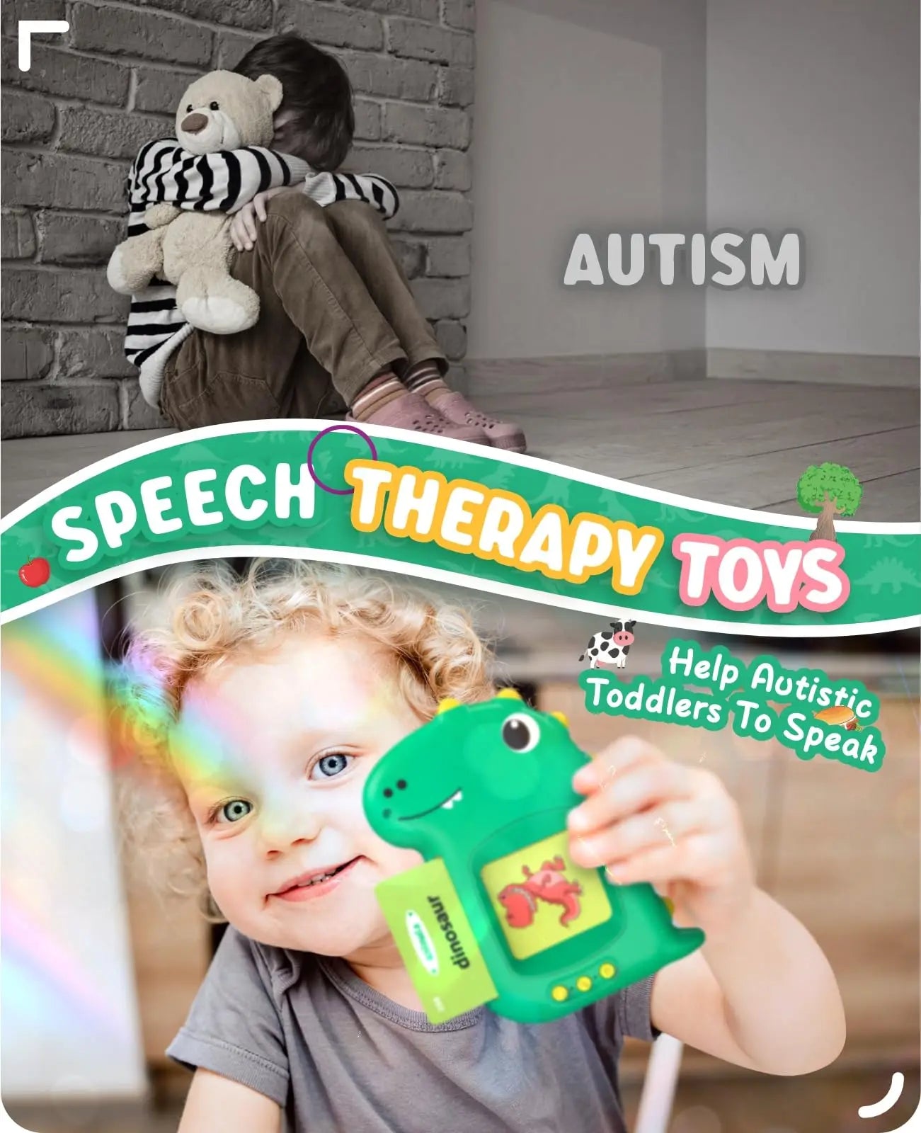 Talking Flash Card Learning Educational Toy